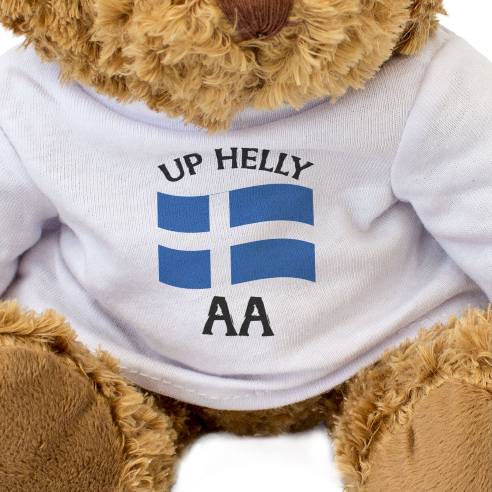 UP HELLY AA (SHETLAND FLAG) - Teddy Bear - Viking Fire Festival Gift Present