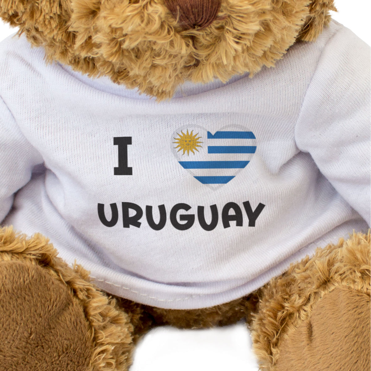 I Love Uruguay Flag - Teddy Bear