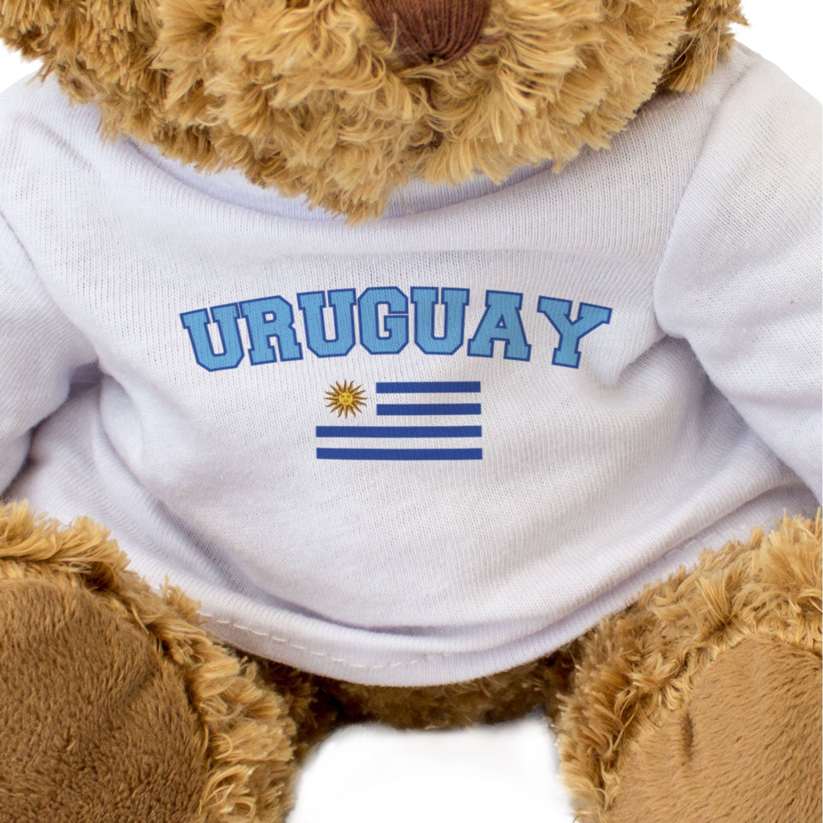 URUGUAY + FLAG - Teddy Bear - Cute Funny Soft - Uruguayan Souvenir Gift Present