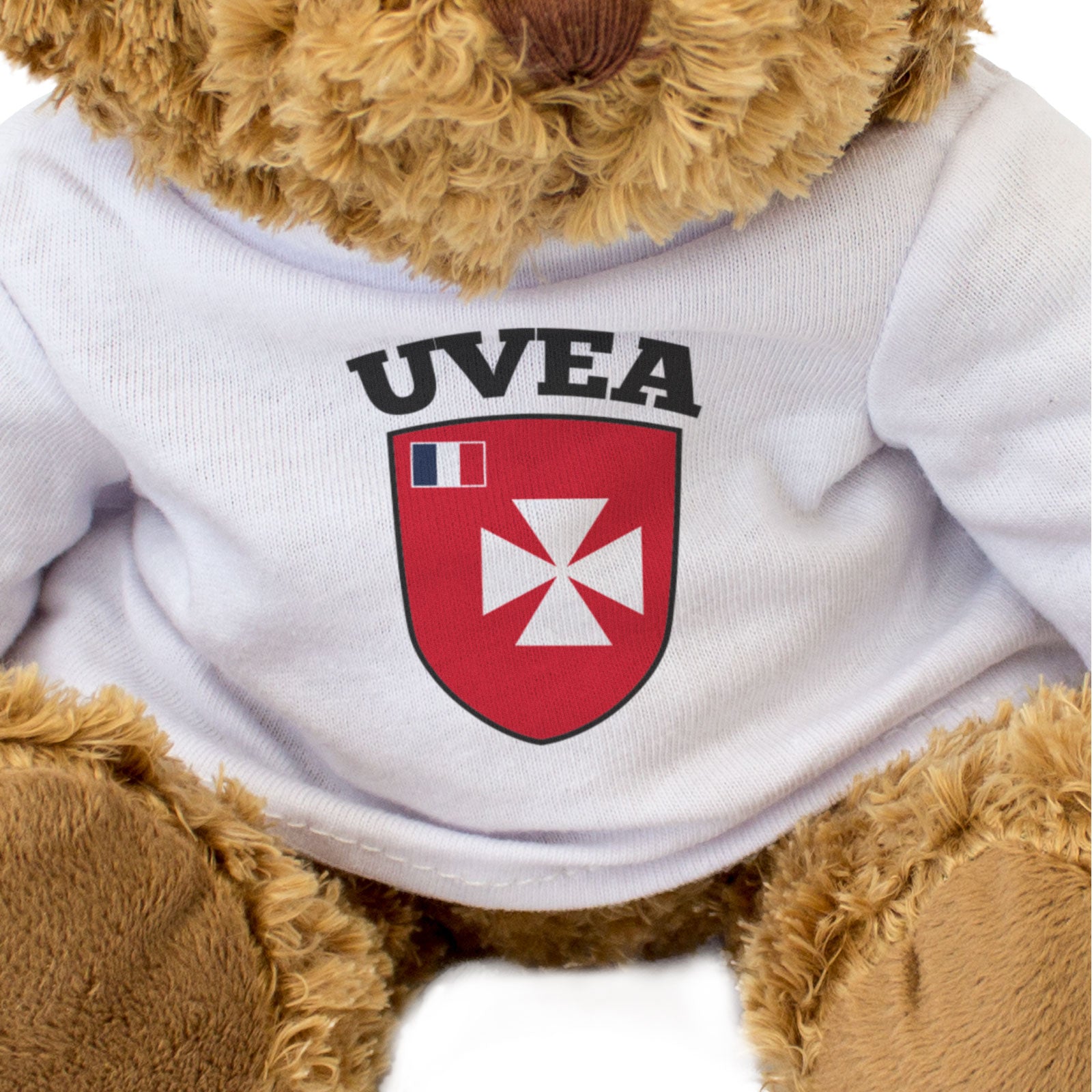 UVEA FLAG - Teddy Bear - Cute Cuddly Soft - Wallis & Futuna Gift Present