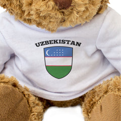 Uzbekistan Flag - Teddy Bear - Gift Present