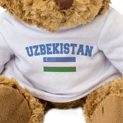 UZBEKISTAN + FLAG - Teddy Bear - Cute Funny Soft - Uzbek Souvenir Gift Present