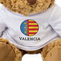 VALENCIA FLAG ROUNDEL - Teddy Bear - Cute Cuddly - Spain Souvenir Gift Present
