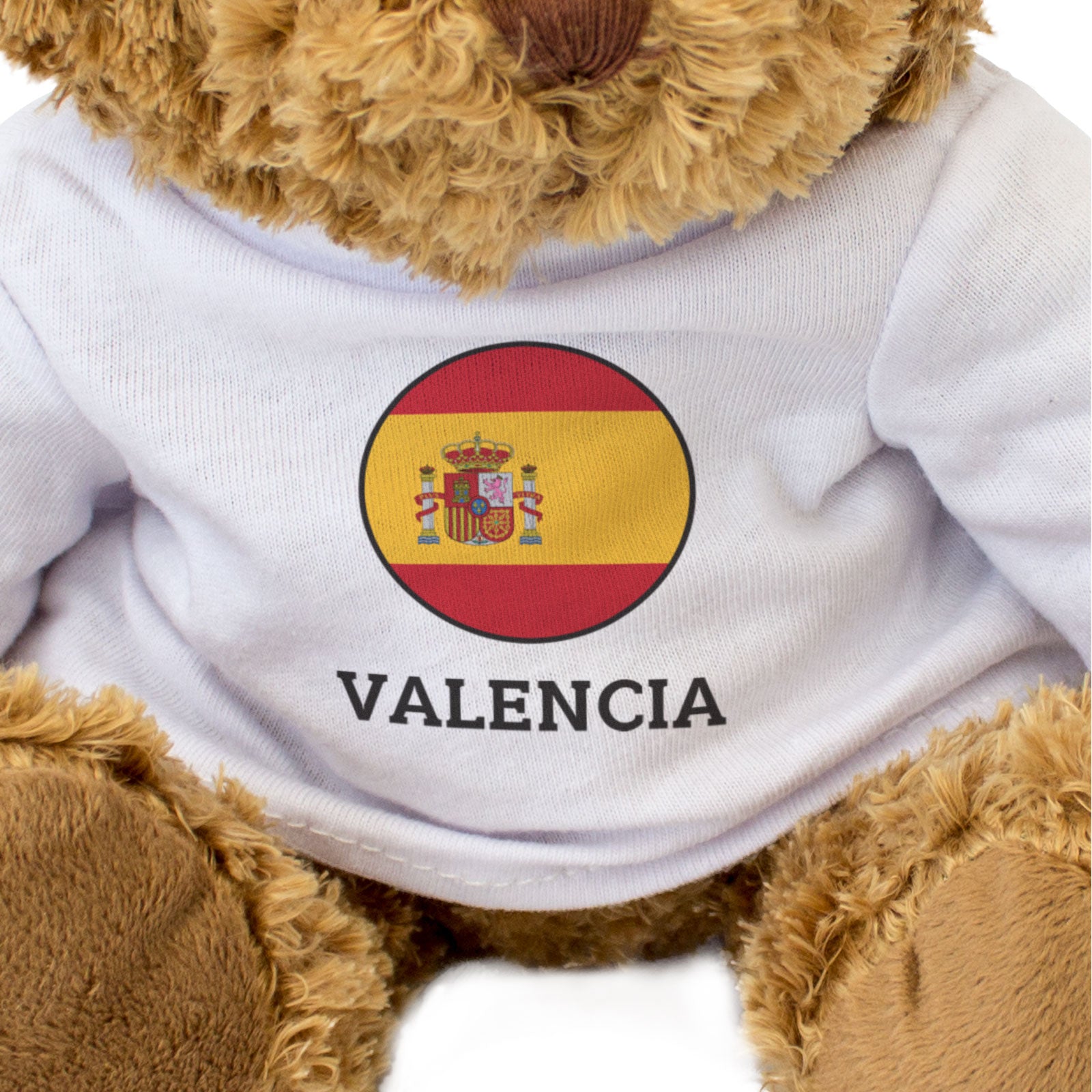 VALENCIA (SPAIN FLAG ROUNDEL) - Teddy Bear - Spanish Souvenir Gift Present