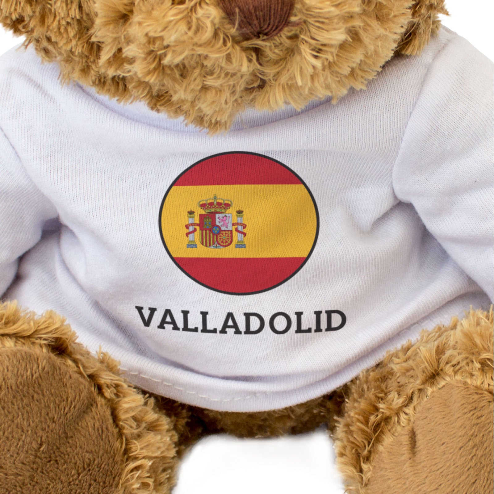 VALLADOLID (SPAIN FLAG ROUNDEL) - Teddy Bear - Spanish Souvenir Gift Present