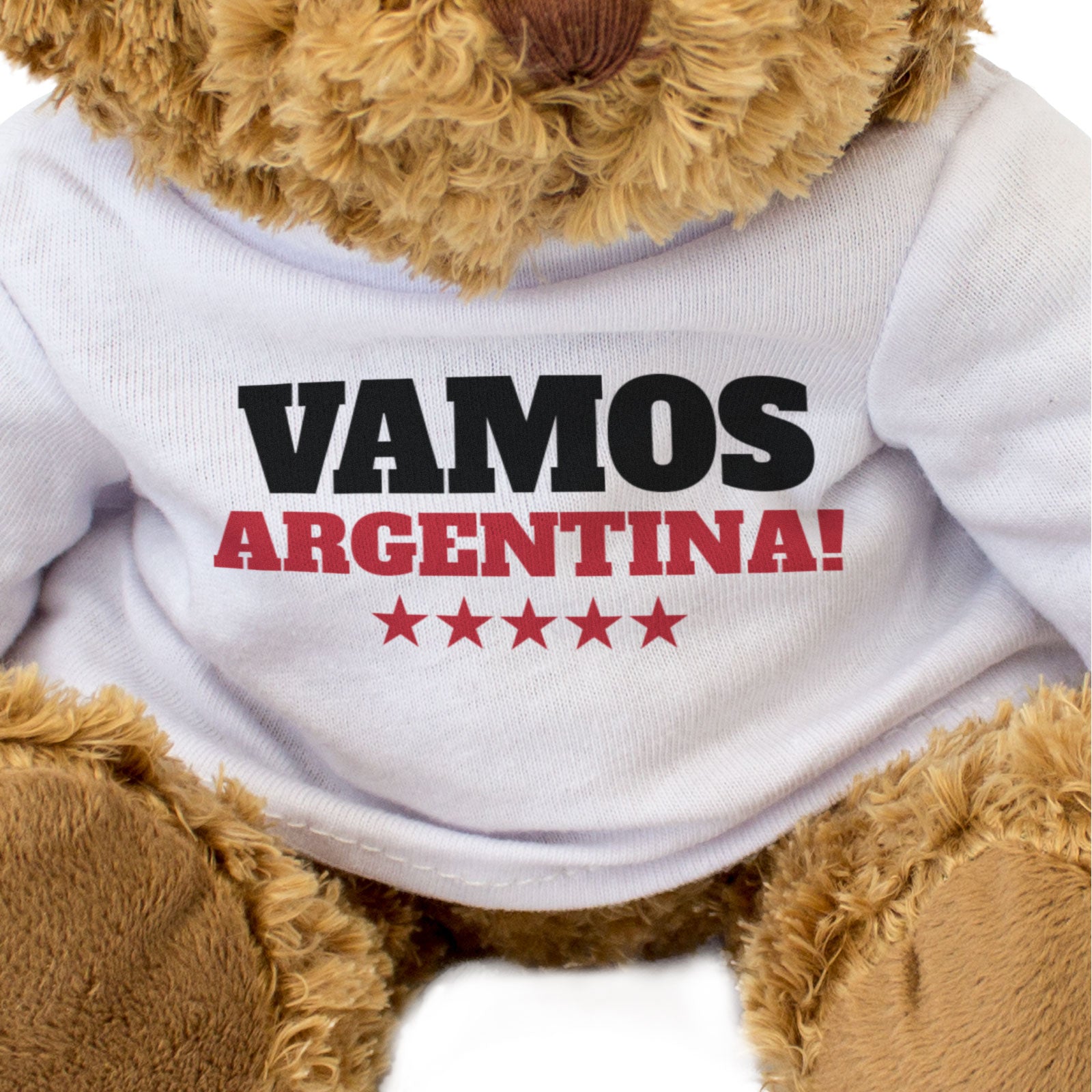 VAMOS ARGENTINA! - Teddy Bear - Cute Funny - Argentinian Sports Fan Gift Present