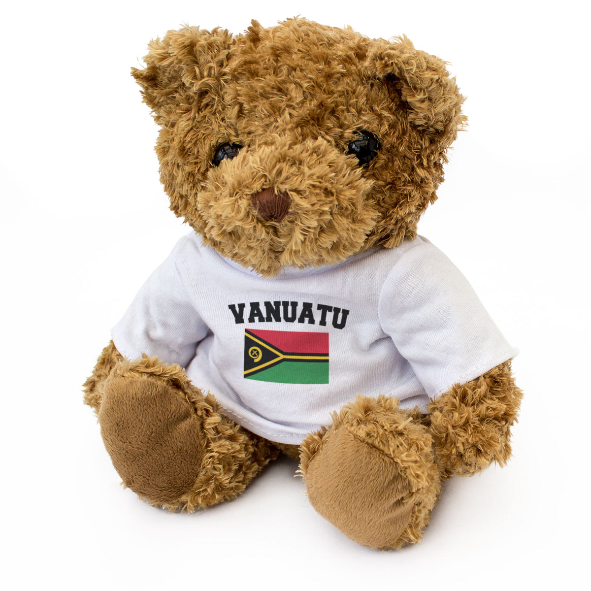 VANUATU + FLAG - Teddy Bear - Cute Funny Ni-Vanuatu Souvenir Gift Present - Image 1