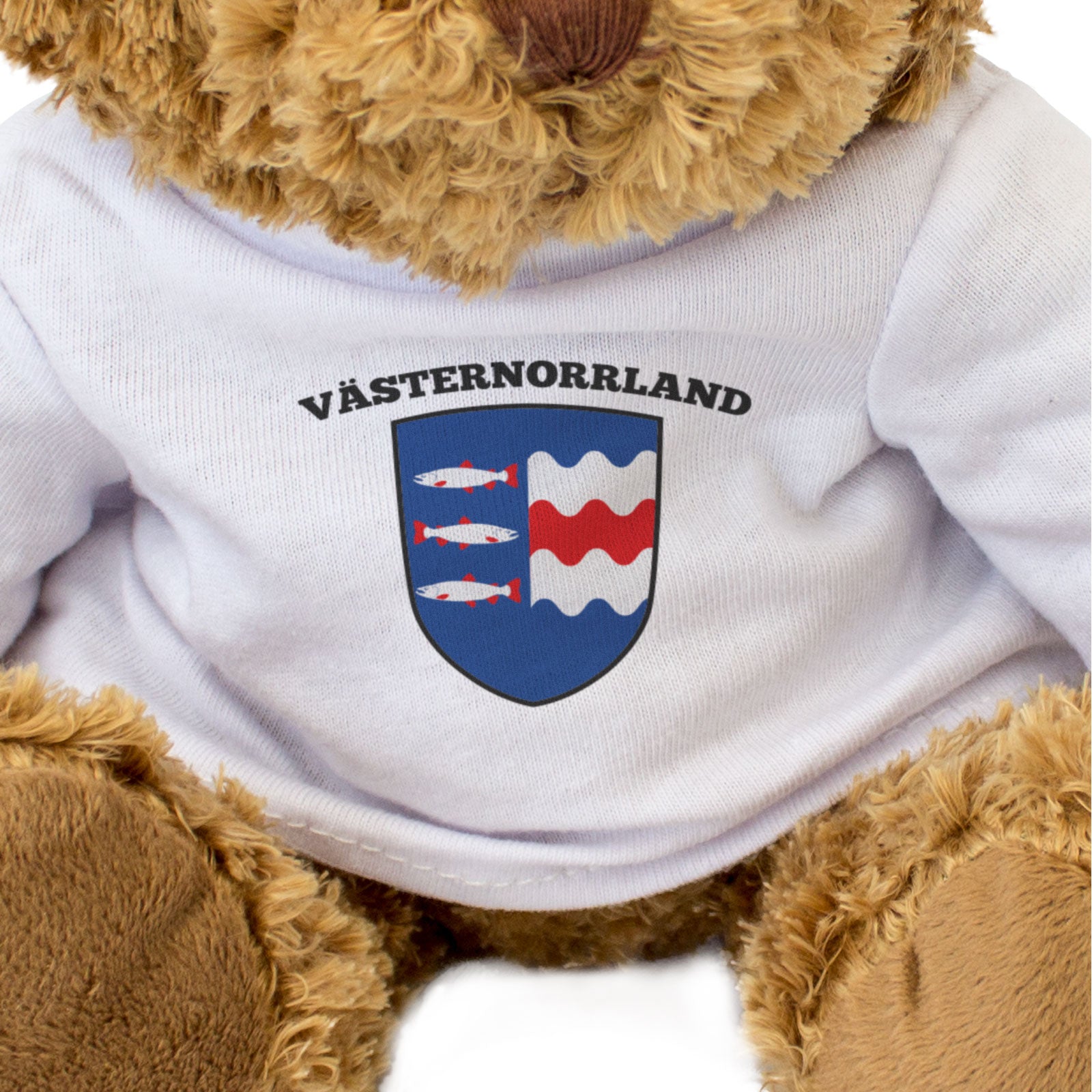 VÄSTERNORRLAND FLAG - Teddy Bear - Cute Cuddly Soft - Sweden Gift Present