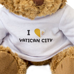 I Love Vatican City Flag - Teddy Bear