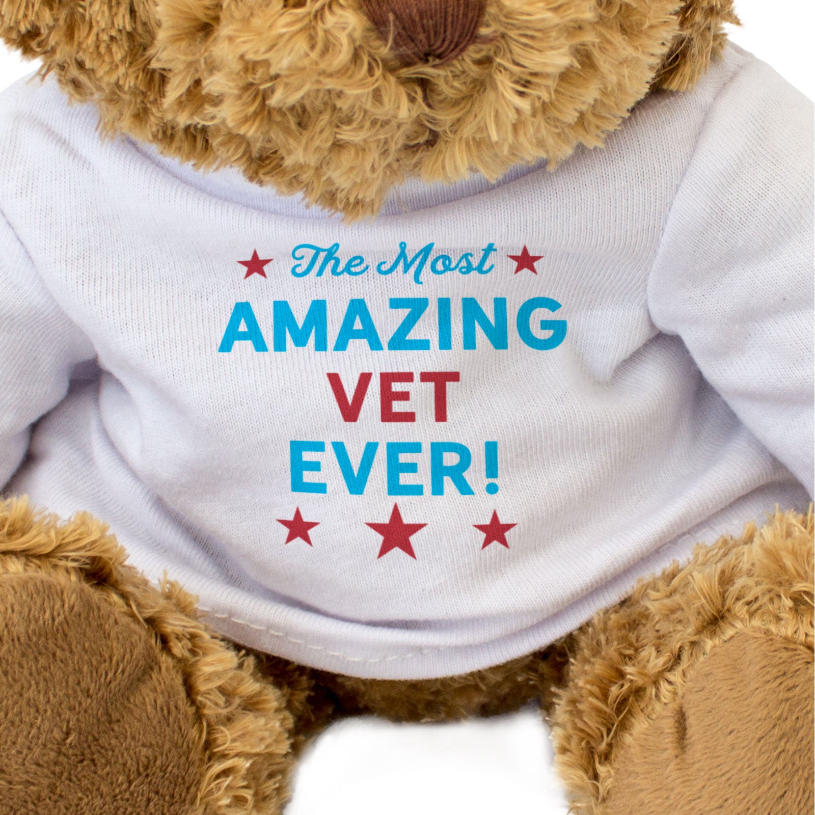 THE MOST AMAZING VET EVER - Teddy Bear - Cute Funny Soft Adorable - Gift Present