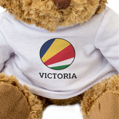 VICTORIA (SEYCHELLES FLAG ROUNDEL) - Teddy Bear - Funny Souvenir Gift Present
