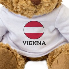 VIENNA (AUSTRIA FLAG ROUNDEL) - Teddy Bear - Cute - Funny Souvenir Gift Present