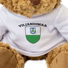 VILJANDIMAA FLAG - Teddy Bear - Cute Cuddly Soft Adorable - Estonia Gift Present