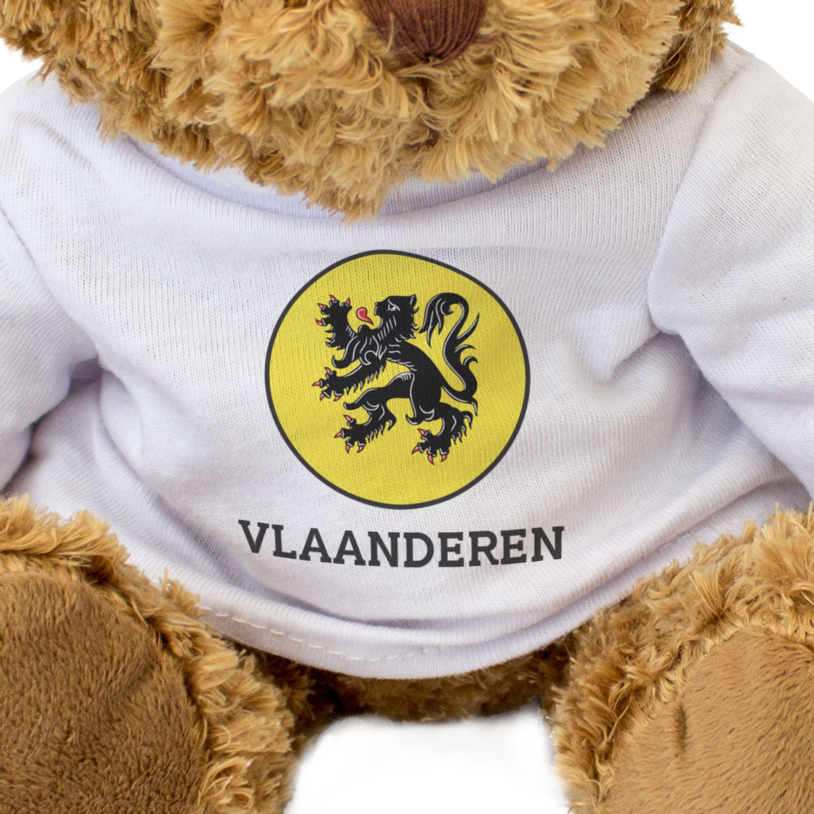 VLAANDEREN FLAG ROUNDEL - Teddy Bear - Cute - Flanders Souvenir Gift Present