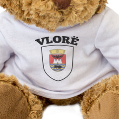 VLORË COUNTY FLAG - Teddy Bear - Cute Cuddly Soft - Albania Gift Present