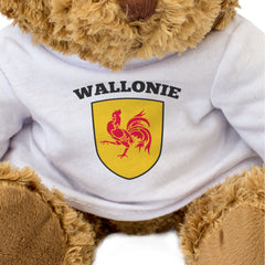 Wallonie Flag - Teddy Bear - Wallonia Belgium Gift Present