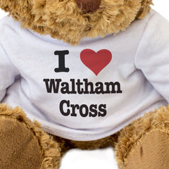 I LOVE WALTHAM CROSS - Teddy Bear - Cute Cuddly - Hertfordshire Gift Present