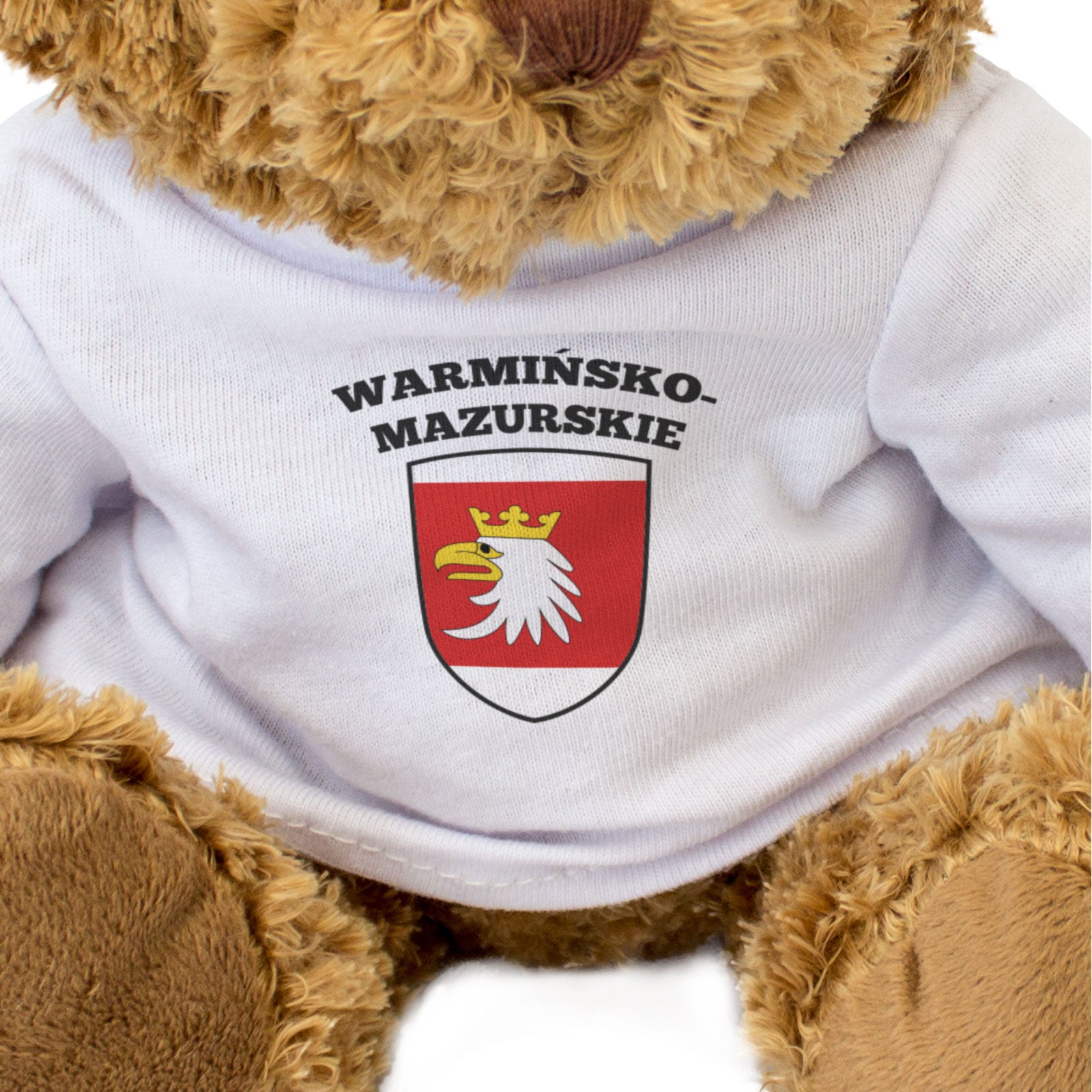 WARMIŃSKO-MAZURSKIE FLAG - Teddy Bear - Cute Cuddly - Poland Polska Gift Present