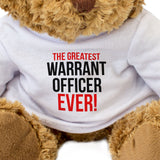 The Greatest Warrant Officer Ever - Teddy Bear