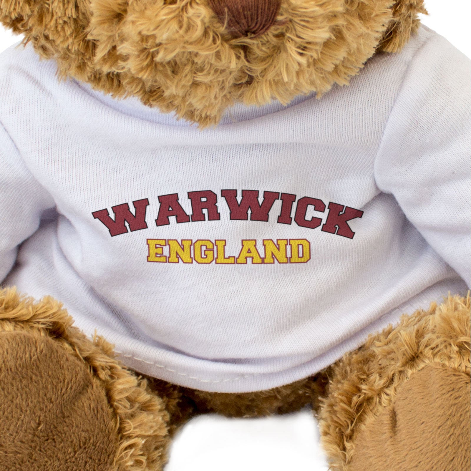 WARWICK, ENGLAND - Teddy Bear - Cute Cuddly Soft Adorable - Funny Gift Present