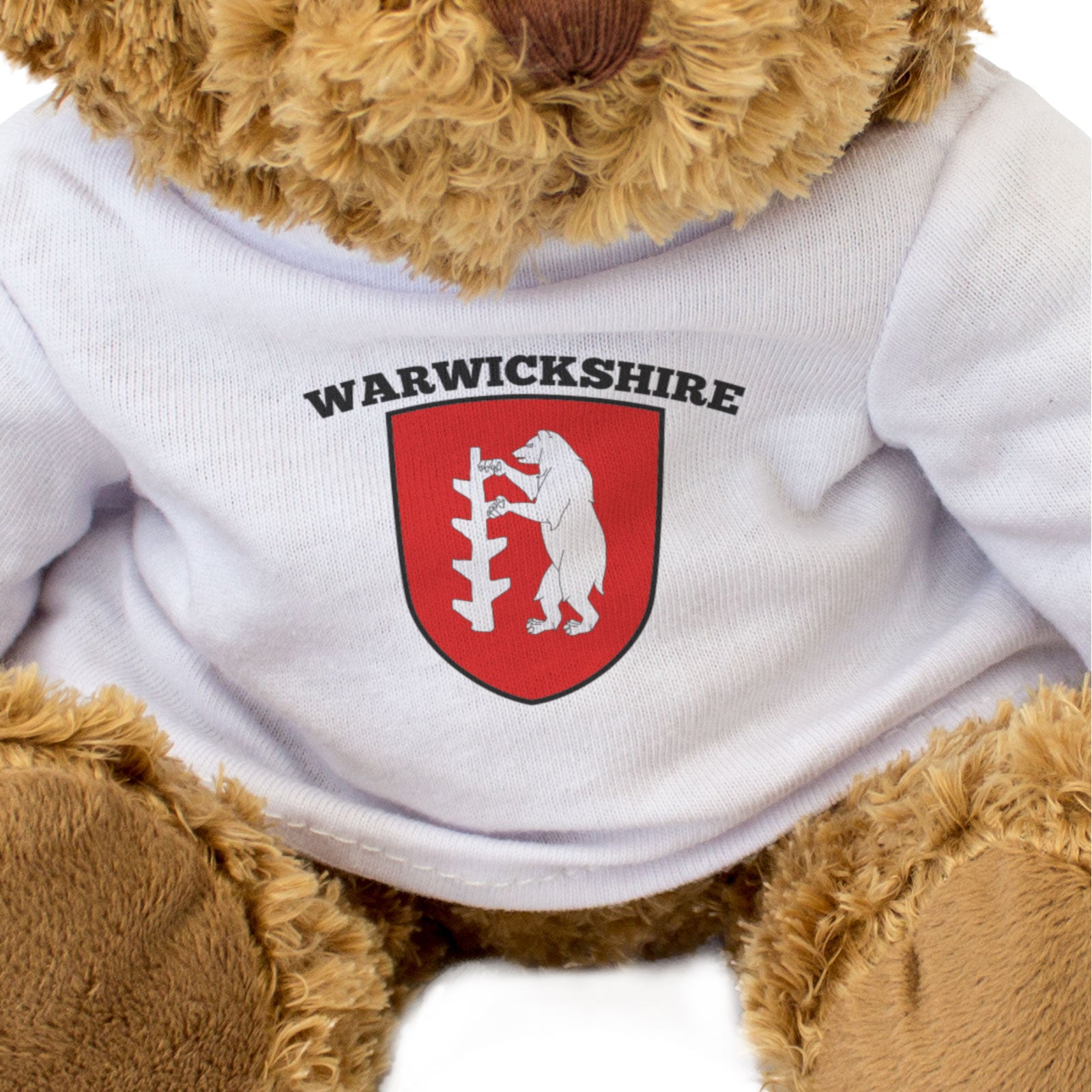 WARWICKSHIRE COUNTY FLAG - Teddy Bear - Cute Cuddly Soft - Gift Present
