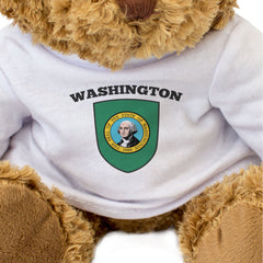 Washington Flag - Teddy Bear - Gift Present