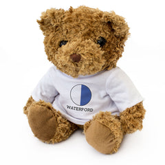 WATERFORD COUNTY COLOURS (ROUNDEL) - Teddy Bear - Cute - Ireland Gift Present