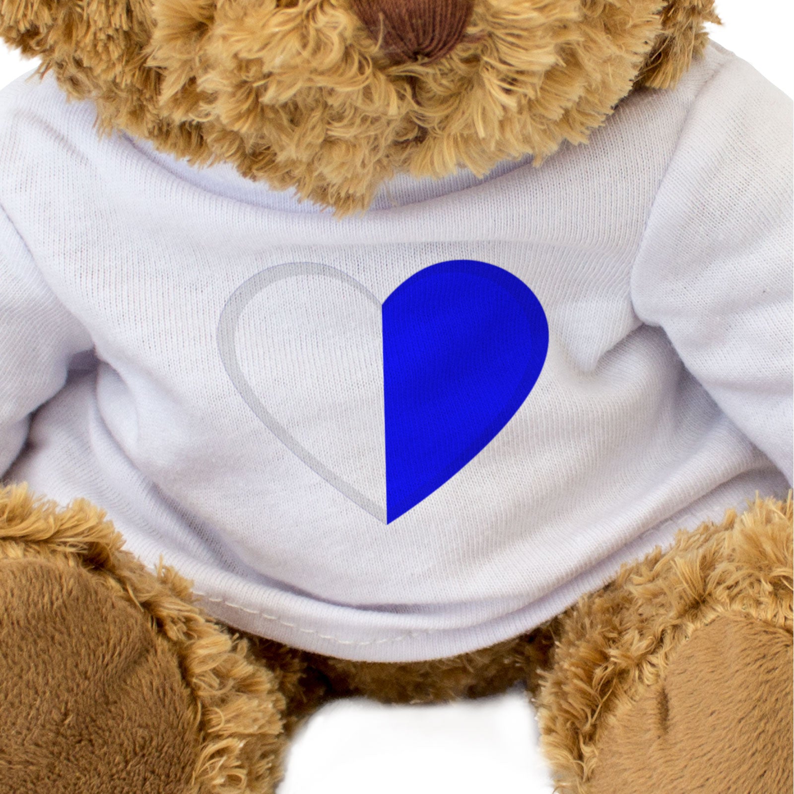 WATERFORD COUNTY COLOURS HEART - Teddy Bear - Cute - Ireland Gift Present