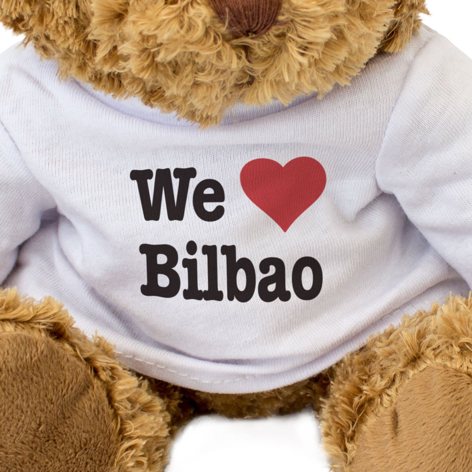 WE LOVE BILBAO - Teddy Bear - Cute Cuddly Soft - Funny Spain Gift Present