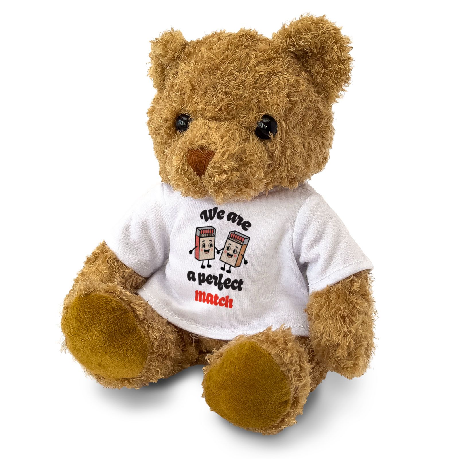 WE ARE A PERFECT MATCH - Teddy Bear - Romantic Valentine's Day Gift Present