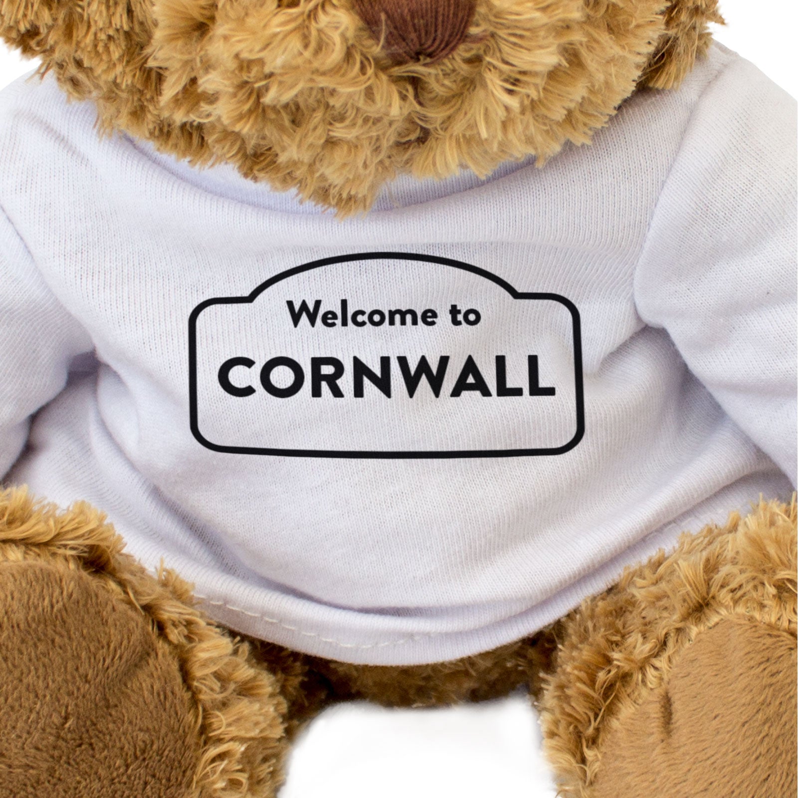 WELCOME TO CORNWALL - Teddy Bear - Cute Cuddly Soft - Funny Cornish Gift Present