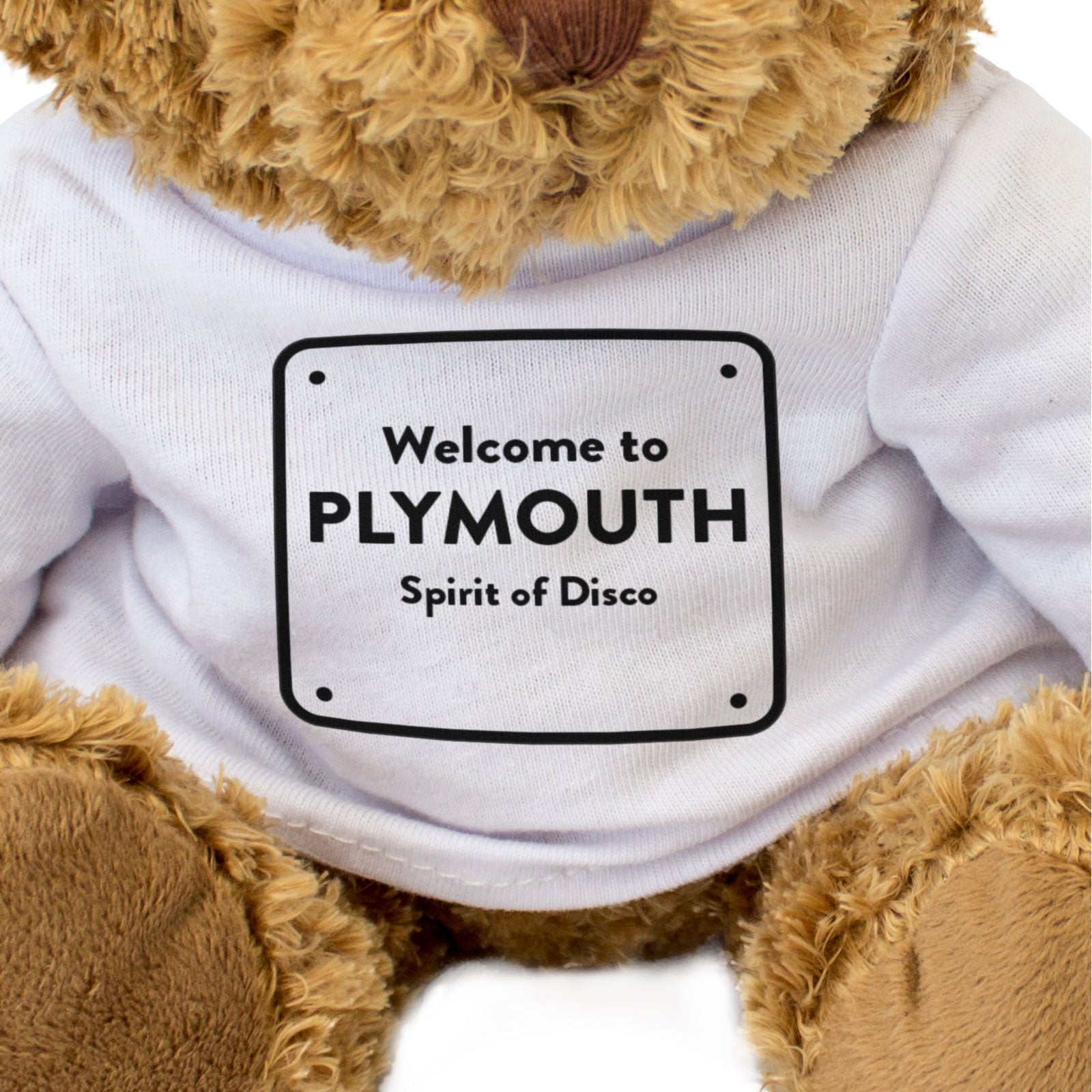 WELCOME TO PLYMOUTH: SPIRIT OF DISCO - Teddy Bear - Cute - Funny Gift Present
