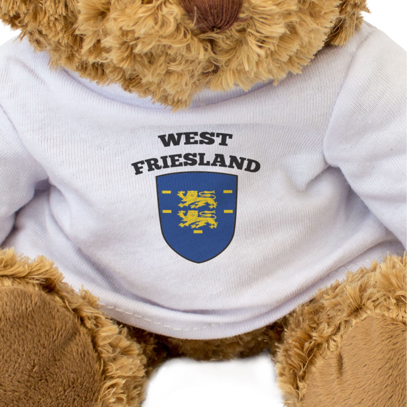 WEST FRIESLAND FLAG - Teddy Bear - Cute Funny Netherlands Souvenir Gift Present