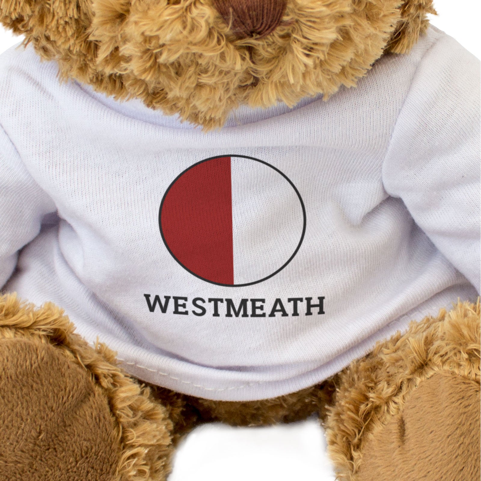 WESTMEATH COUNTY COLOURS (ROUNDEL) - Teddy Bear - Cute - Ireland Gift Present