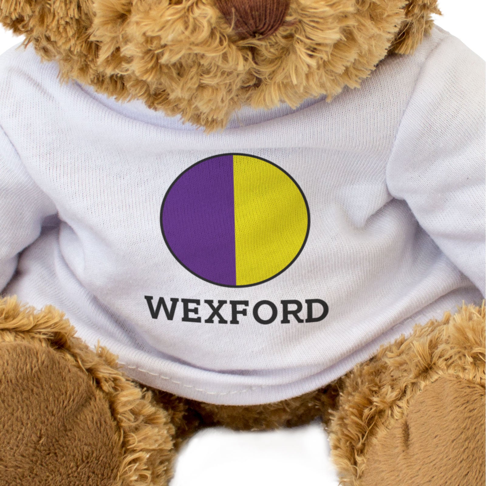 WEXFORD COUNTY COLOURS (ROUNDEL) - Teddy Bear - Cute - Ireland Gift Present