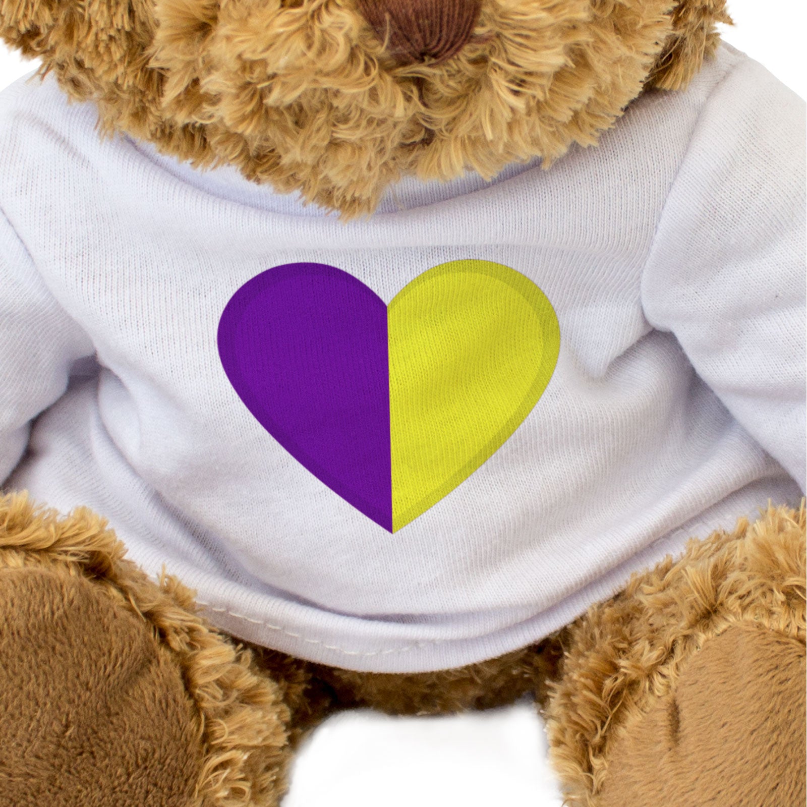 WEXFORD COUNTY COLOURS HEART - Teddy Bear - Cute - Ireland Gift Present