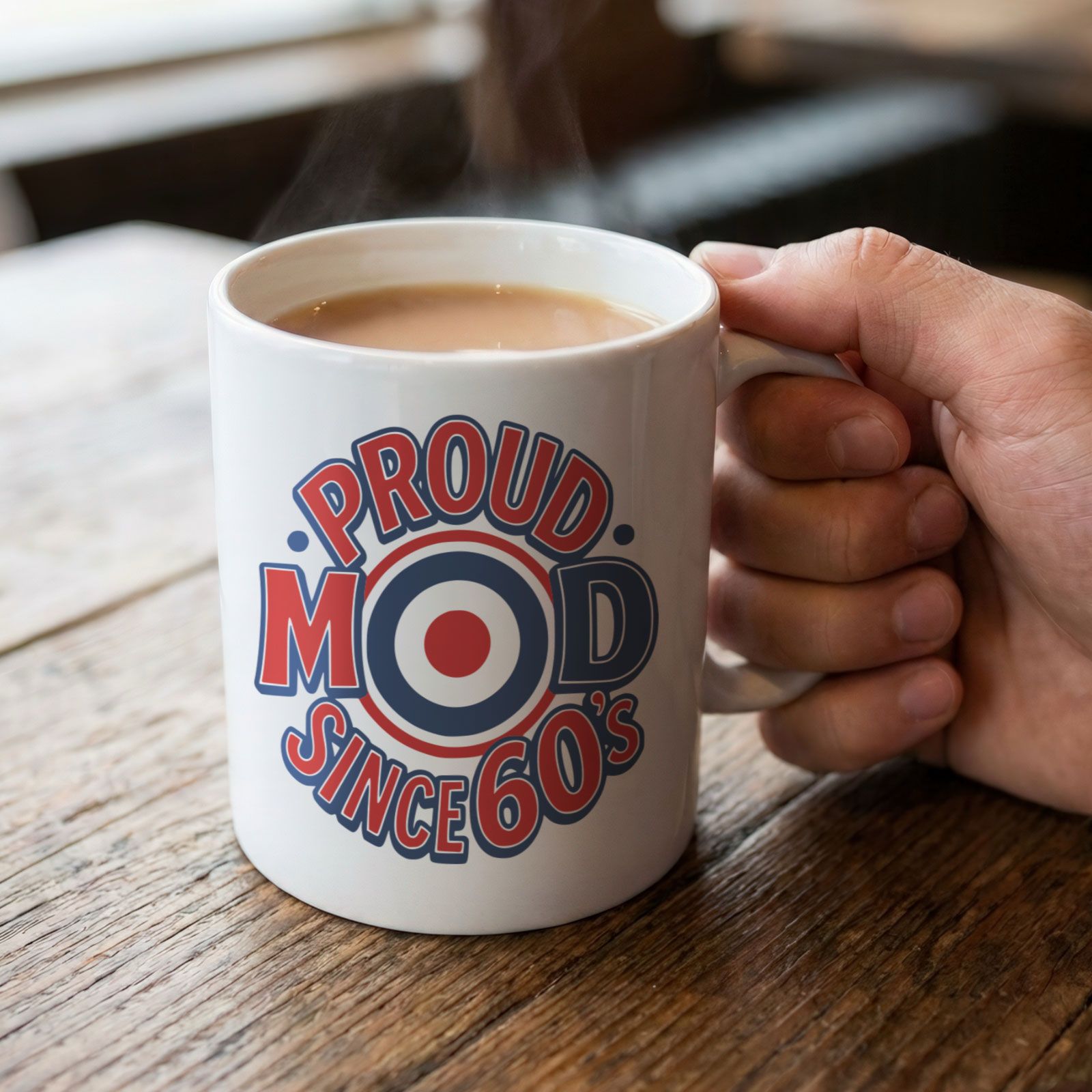 PROUD MOD SINCE THE 60S - Mug - Funny Music Fan Gift Present