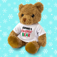 SOPHIE'S CHRISTMAS BEAR - Teddy Bear - Cute Cuddly - Sophie Xmas Gift Present