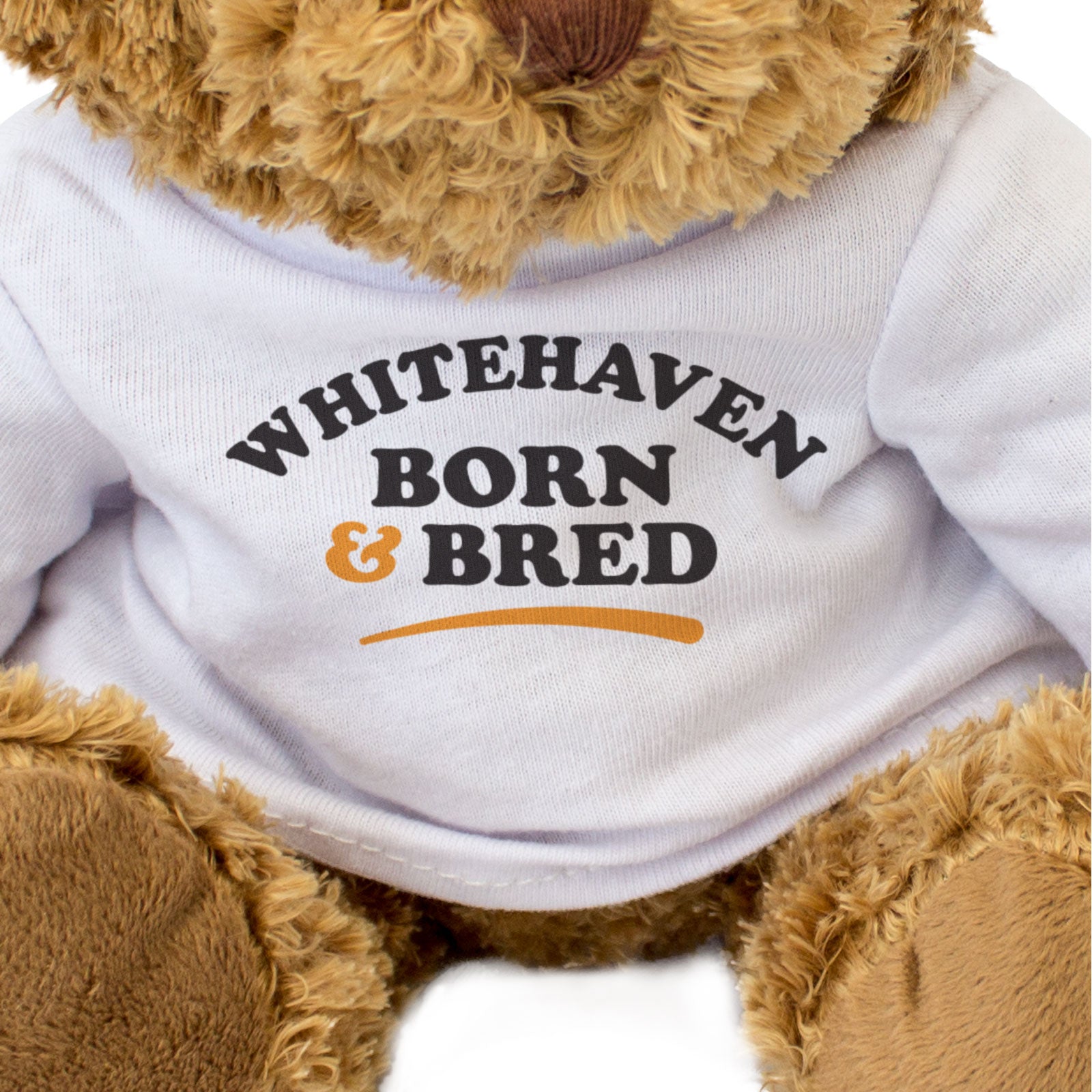 WHITEHAVEN BORN & BRED - Teddy Bear - Cute Soft Funny - Cumbria Gift Present