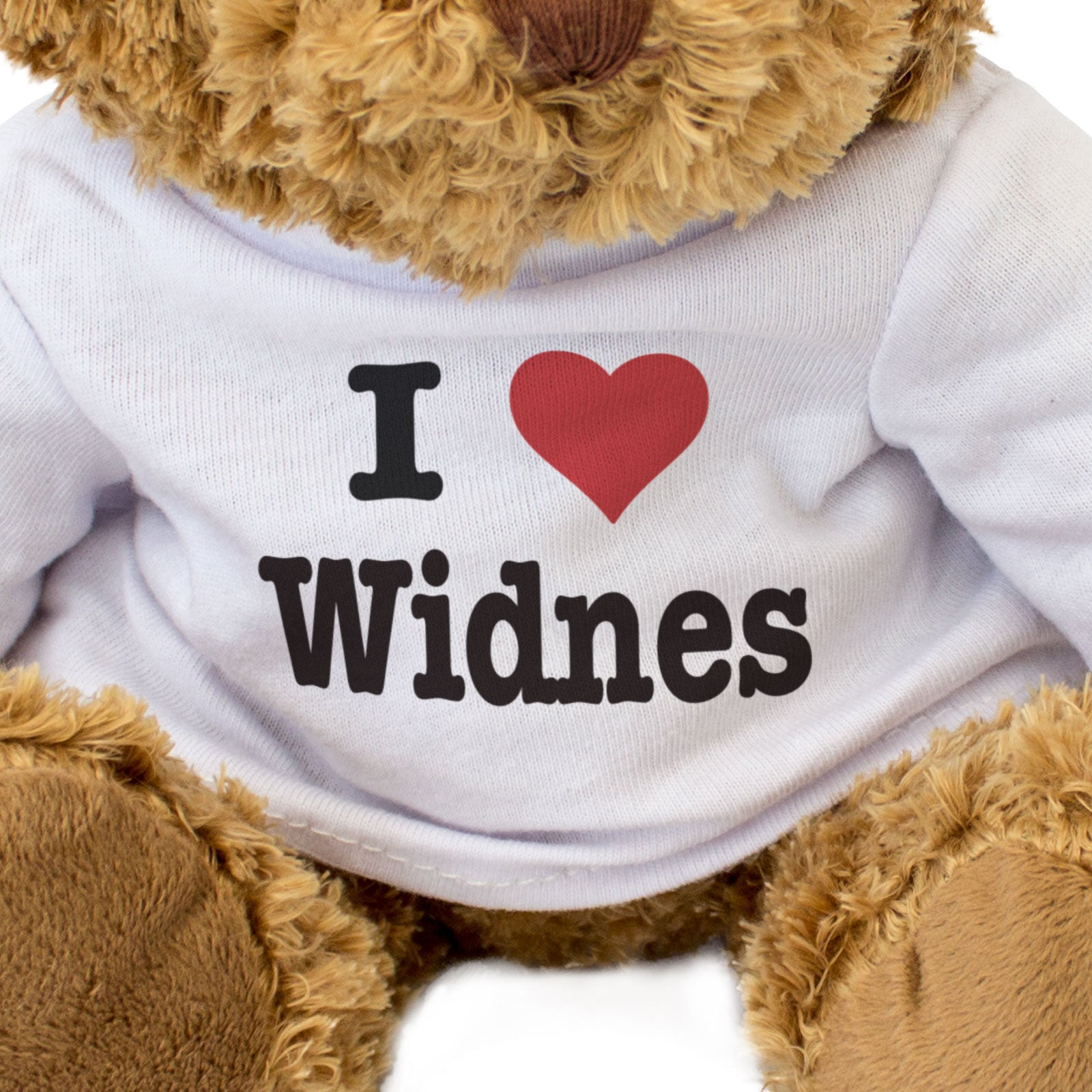 I LOVE WIDNES - Teddy Bear - Cute Cuddly Soft Adorable - Gift Present