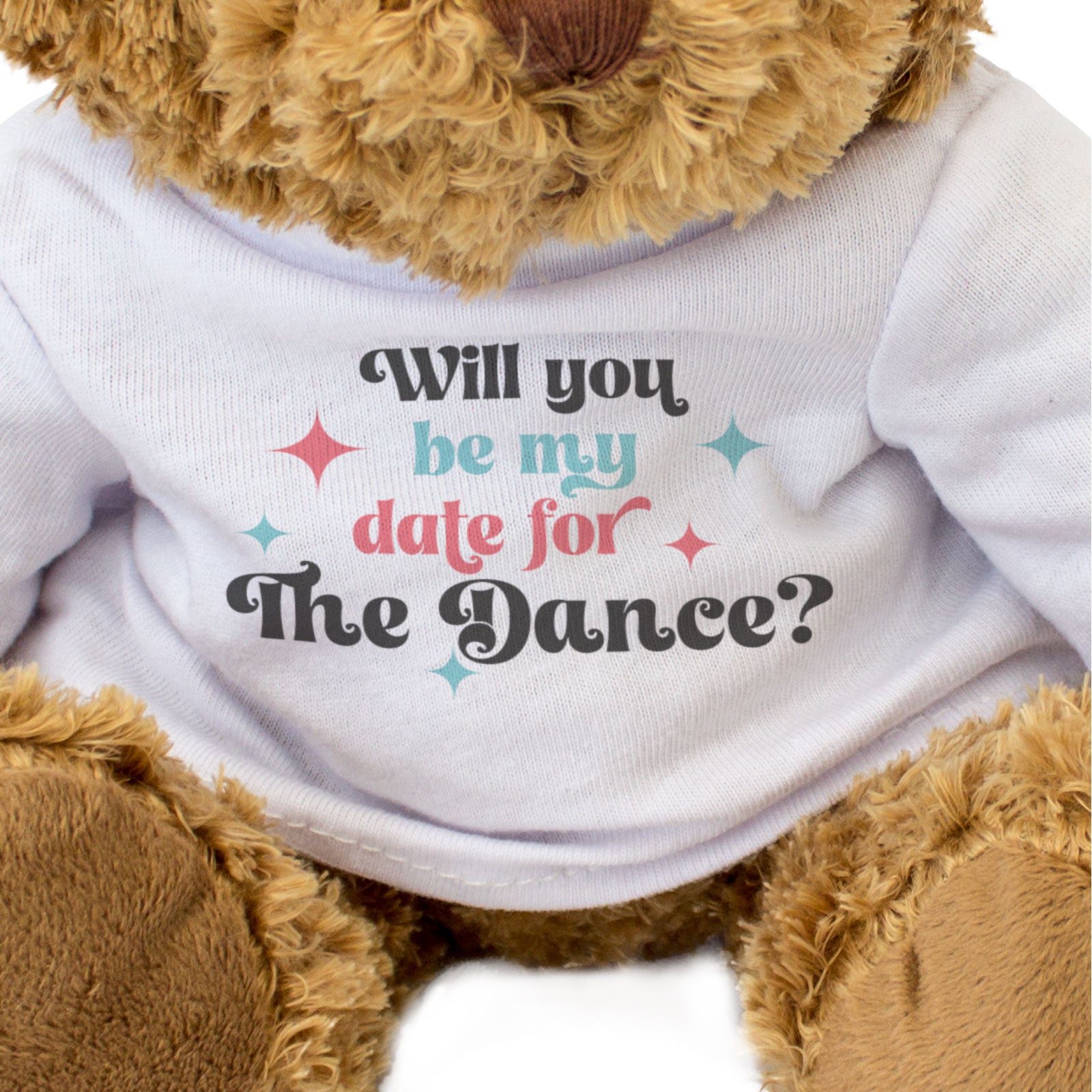 WILL YOU BE MY DATE FOR THE DANCE? - Teddy Bear - Cute Promposal Gift Present