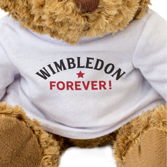 WIMBLEDON FOREVER! - Teddy Bear - Cute Cuddly Soft Adorable - Funny Gift Present