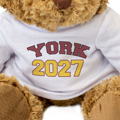 YORK 2027 - Teddy Bear - Cute Funny - Graduation Gift Present - Image 3