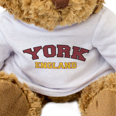 YORK, ENGLAND - Teddy Bear - Cute Cuddly Soft - Funny Yorkshire Gift Present