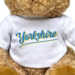YORKSHIRE (SCRIPT) - Teddy Bear - Cute Soft Funny - Souvenir Gift Present