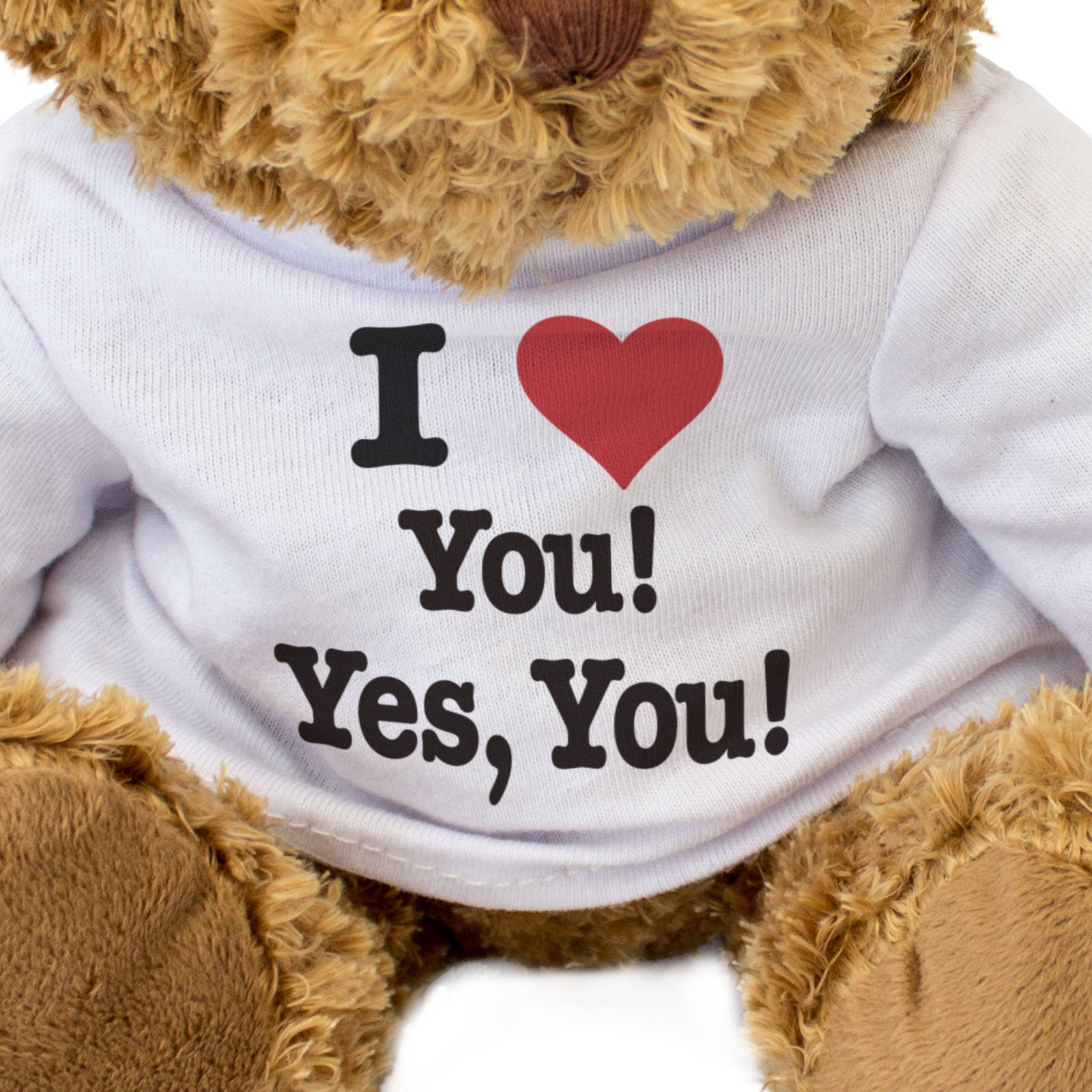 I LOVE YOU! YES, YOU! - Teddy Bear - Cute Cuddly - Gift Present