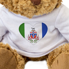 YUKON FLAG HEART - Teddy Bear - Cute Cuddly Soft - Canada Gift Present