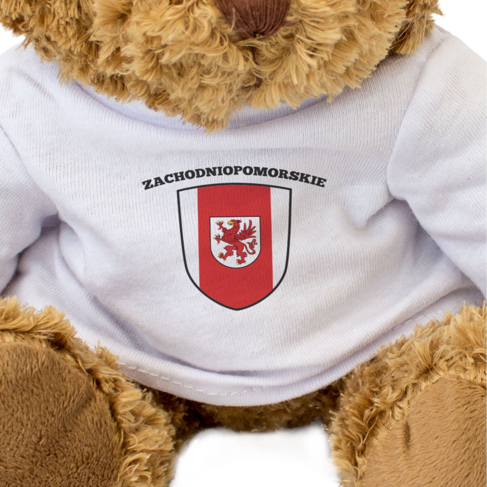 ZACHODNIOPOMORSKIE FLAG - Teddy Bear - Cute Cuddly - Poland Polska Gift Present