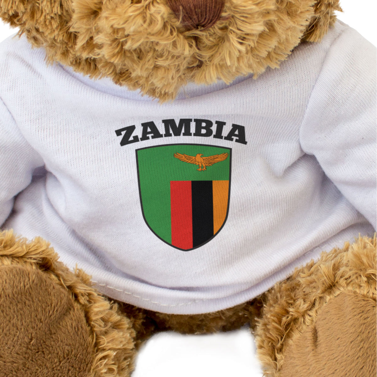 Zambia Flag - Teddy Bear - Gift Present