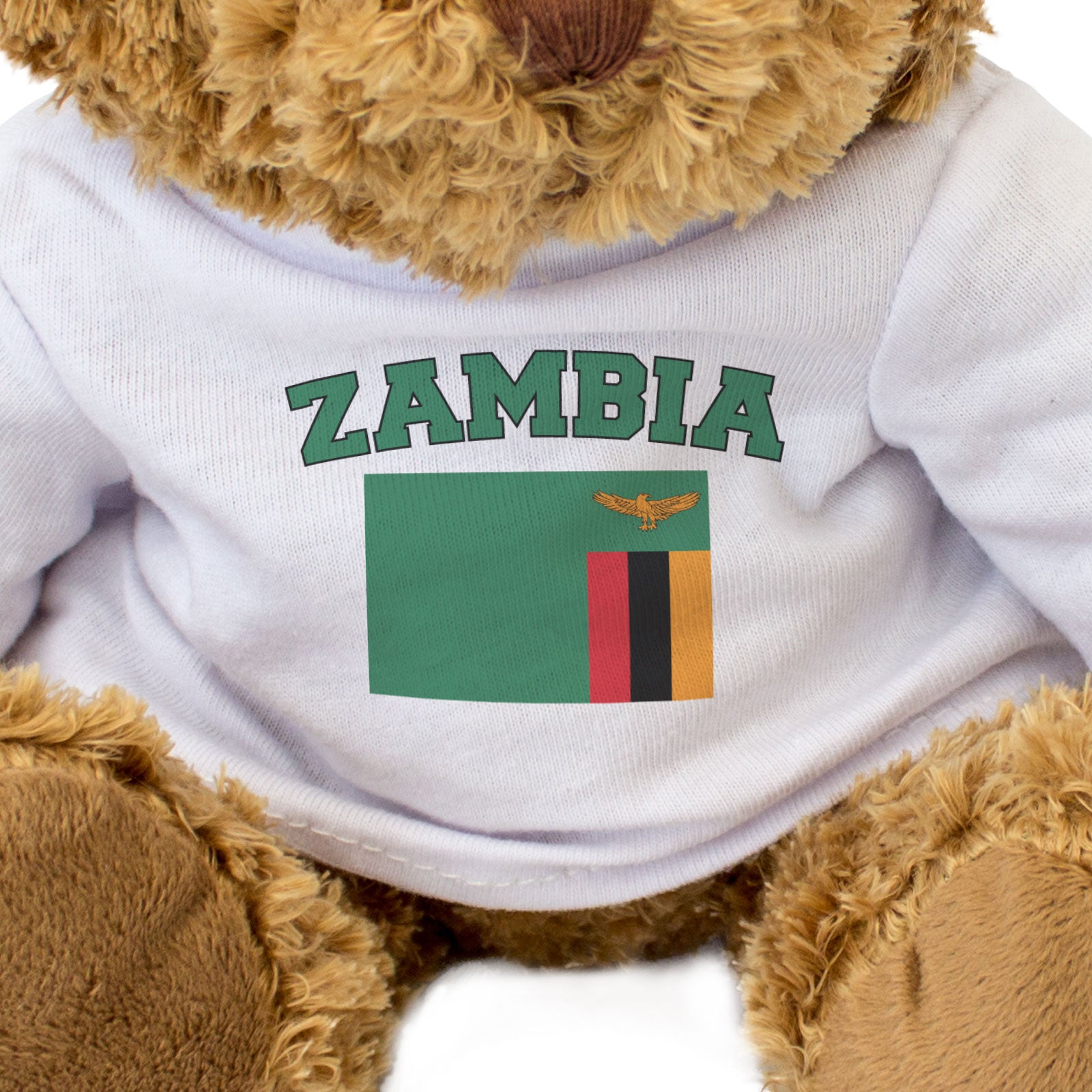ZAMBIA + FLAG - Teddy Bear - Cute Funny Zambian Souvenir Gift Present - Image 3